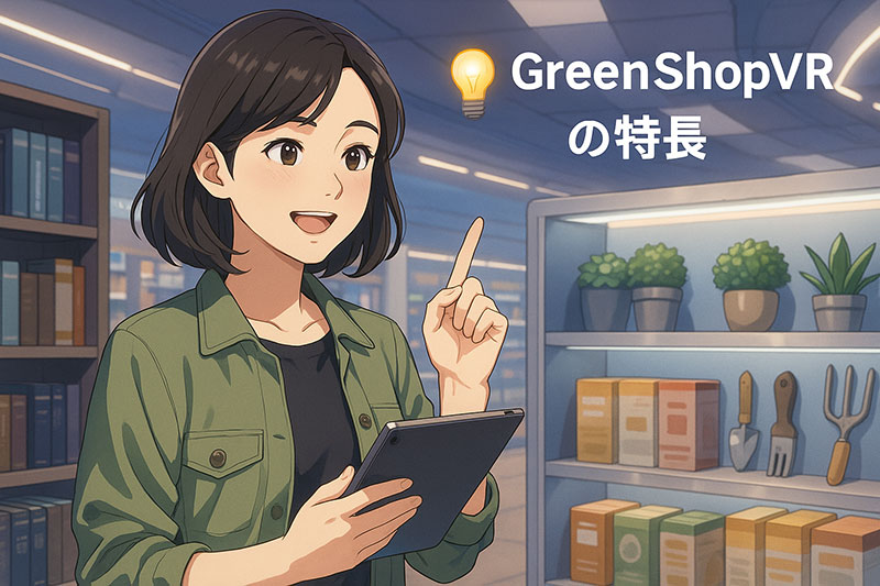 GreenShopVR – メタバース×ECの未来型ショッピング体験