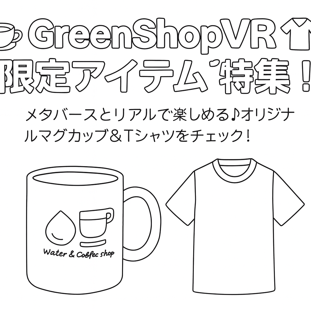 GreenShopVR限定イテム|GreenShopVR – メタバース×ECの未来型ショッピング体験